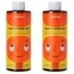 Lot 2x New KORRES Ocean Size Hug Kids Whole Family Shower Gel 13.5oz 400ml